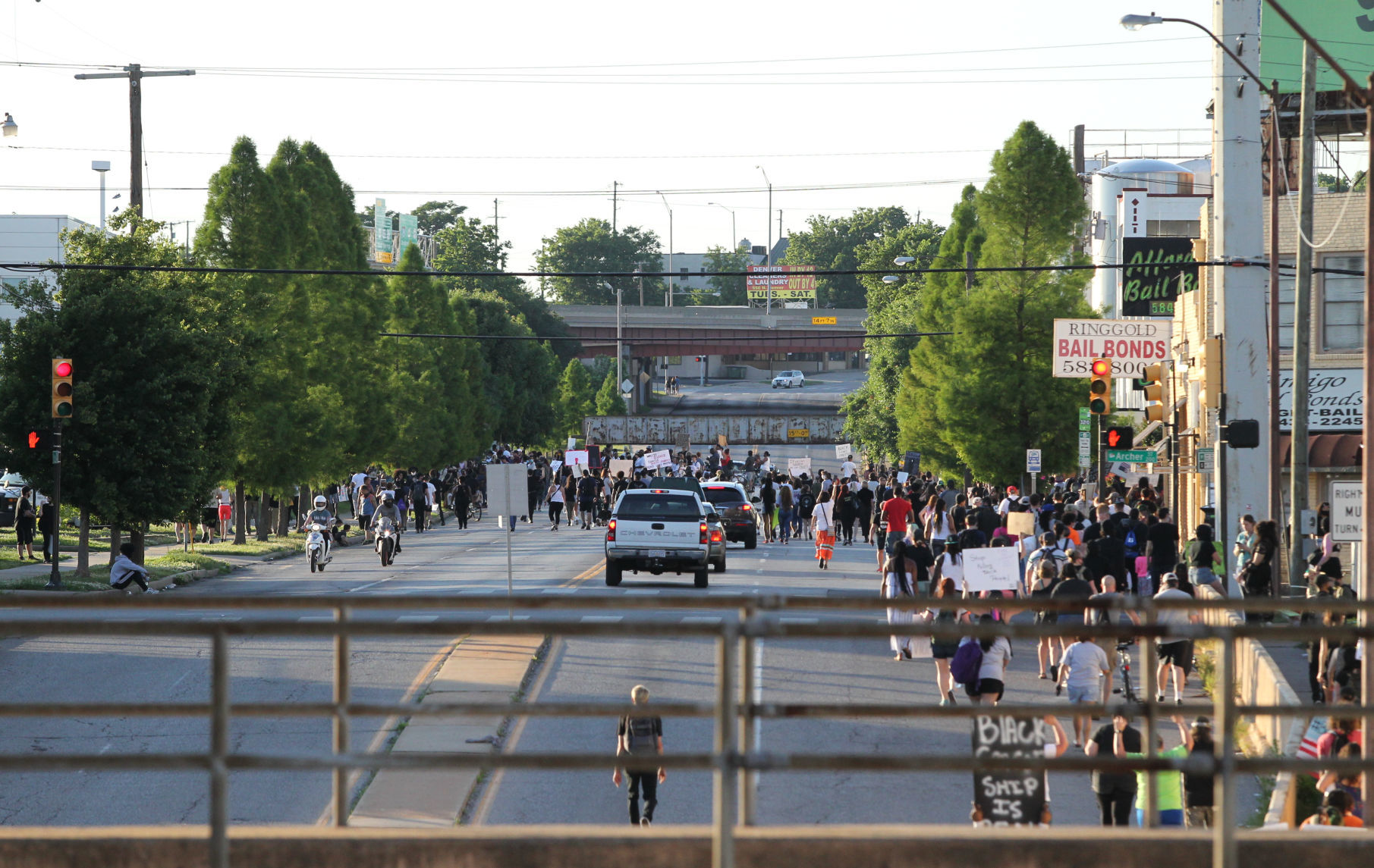 Black Lives Matter protest in Tulsa